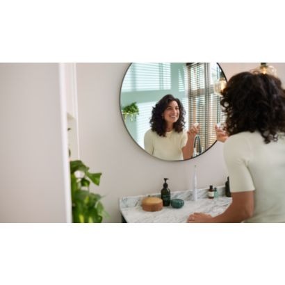 Up to 4 shades whiter with no chair time required
