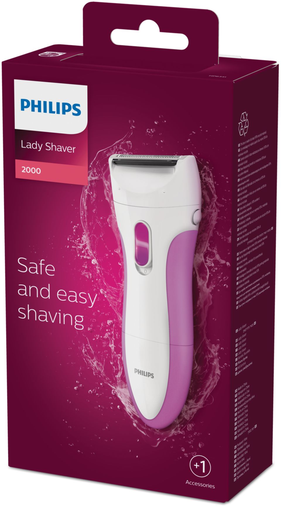 SatinShave Essential Rasoio elettrico Wet & Dry HP6341/00