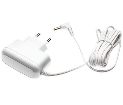 Connects your baby monitor to a mains plug socket