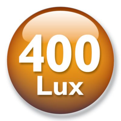 Jusqu'à 400 lux, pour un réveil naturel et une lecture confortable