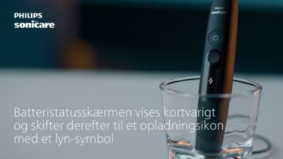 Opladning med glasset