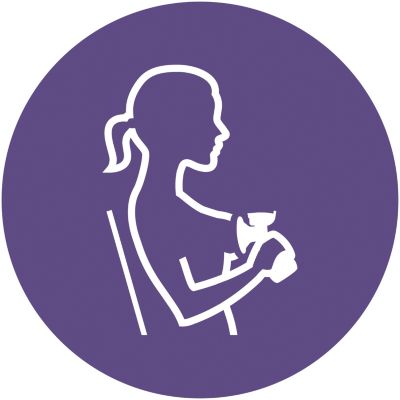 Express without leaning forward