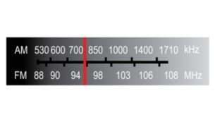 Ingebouwde FM/AM-tuner