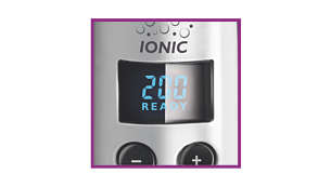 Selector digital de temperatura que asegura resultados súper suaves en todo tipo de pelo