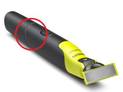 Şarj olduğunu gösteren ışık halkalı Philips OneBlade Modeli
