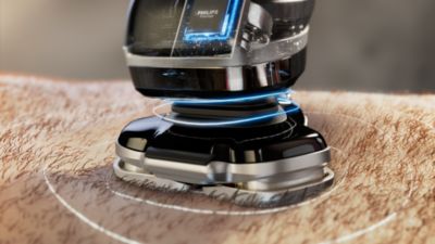 Adjust to your beard density for effortless shave