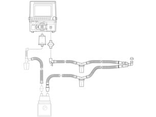 Esprit/V200 für einmaligen Gebrauch Schlauchsystem