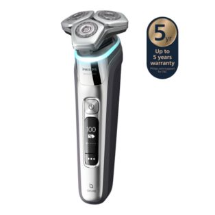 Shaver series 9000 Elektrischer Nass- und Trockenrasierer mit SkinIQ