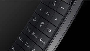 Calibrated, seamlessly integrated keys for precise dialing