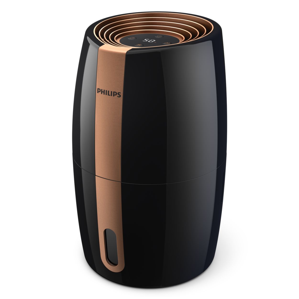 PHILIPS - Hu3918/10 Umidificatore, 25 W, Capacità Serbatoio Acqua 3 L,  Adatto Per Ambienti Fino A 45 M², Evaporazione Nanocloud, Capacità Di  Umidificazione 300 Ml / h, Nero - ePrice