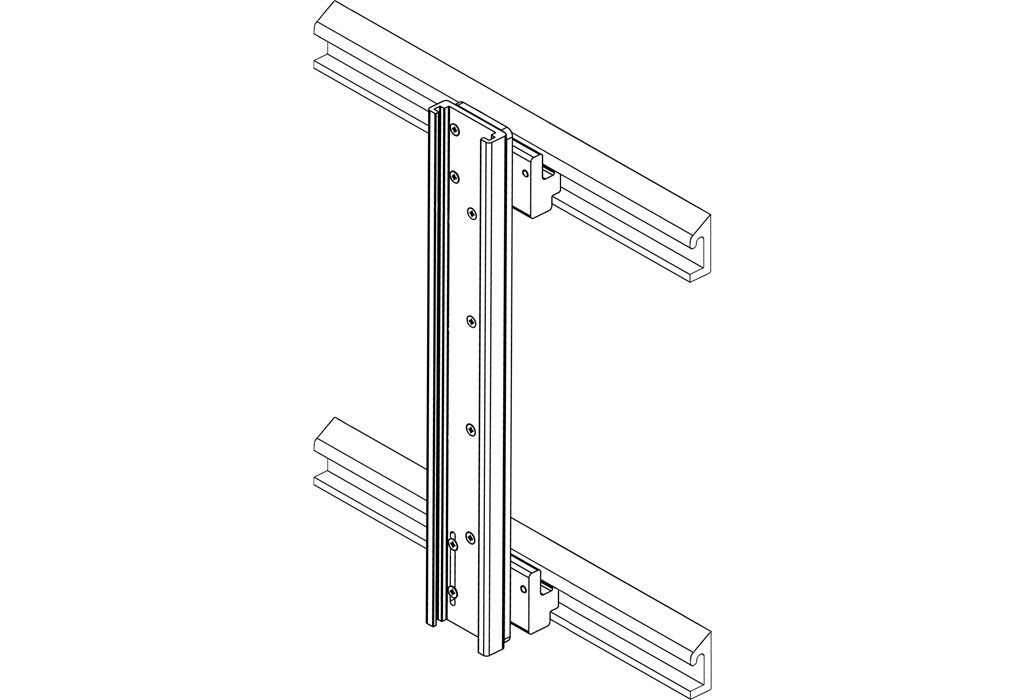 Headwall Horizontal Dual Track Mounting Option