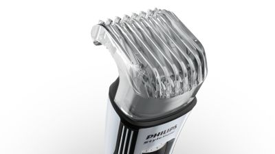 Aparador de barba: 12 ajustes de comprimento de 0,5 a 10 mm