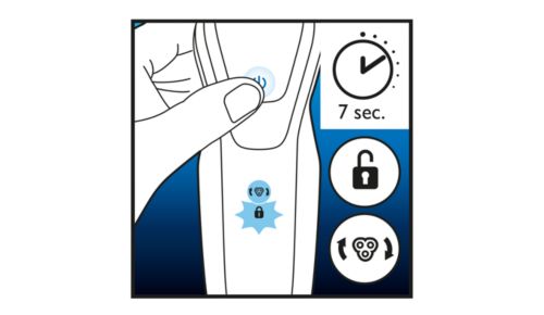 Reset your shaver after replacing shaving heads