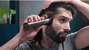 Extra-wide hair trimmer to cover more areas faster