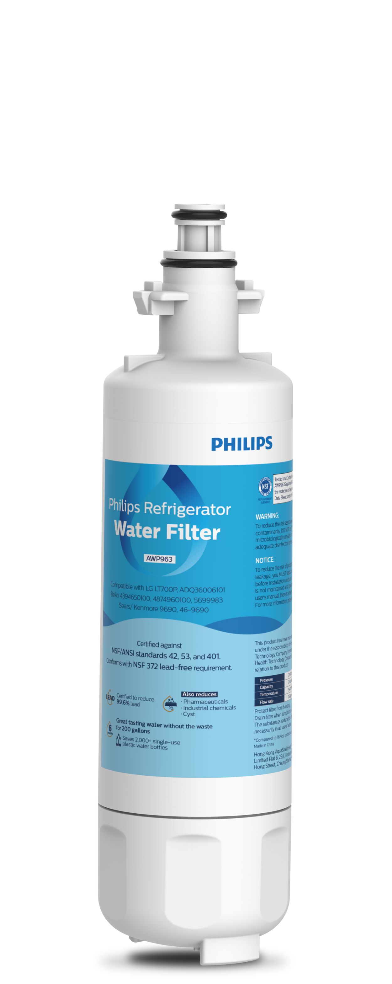 How to install the filter of Philips hydration bottle 