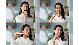 Izboljšajte umivanje zob s funkcijama SmarTimer in QuadPacer