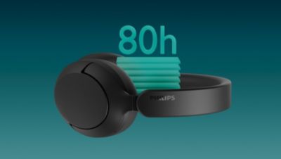 Up to 80 hours of play time (50 with noise cancelling on)