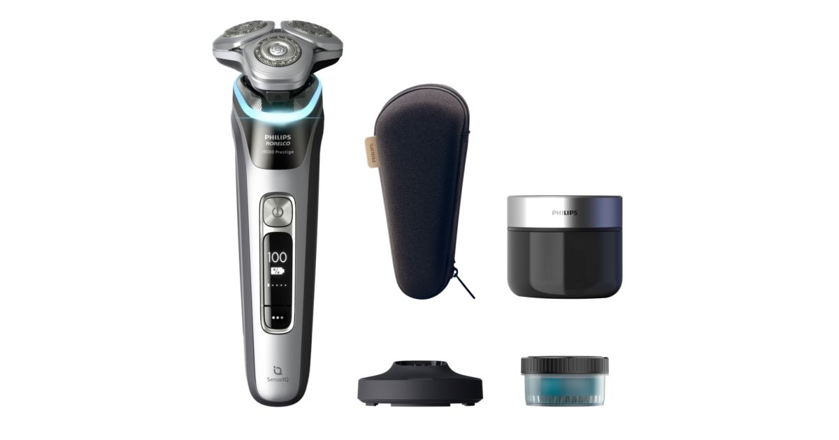 Norelco i9000 Prestige Wet&Dry Electric Shaver with SenseIQ XP9204