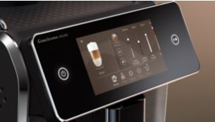 Customize till 6 coffee settings with CoffeeEqualizer Touch