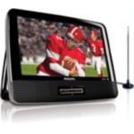 Enjoy portable digital TV and FM radio