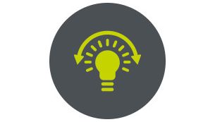 Luz de precisión con un ángulo amplio del haz de luz