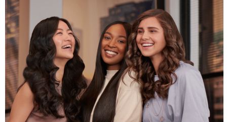 Straighten or curl for various styles