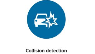 Détecteur de collision et enregistrement d'urgence automatique