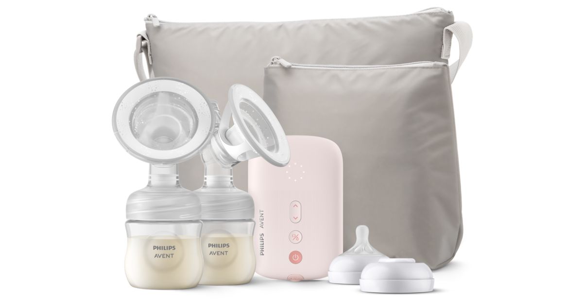 Avent Breast pump Double Electric (Corded Use) SCF393/82 | Philips