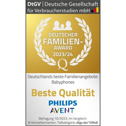 Mit Beruhigungsfunktionen immer ganz nah bei Ihrem Baby