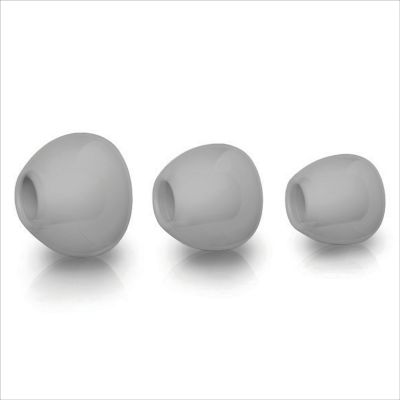 Almohadillas de silicona suave en 3 tamaños para un ajuste perfecto.