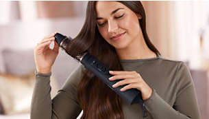 Spazzola termica da 38 mm per capelli lisci e ondulati