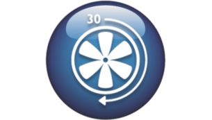 Boost-power cleans quickly at high speed