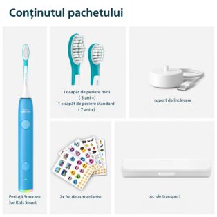 Sonicare For Kids Smart Periuţă de dinţi reîncărcabilă