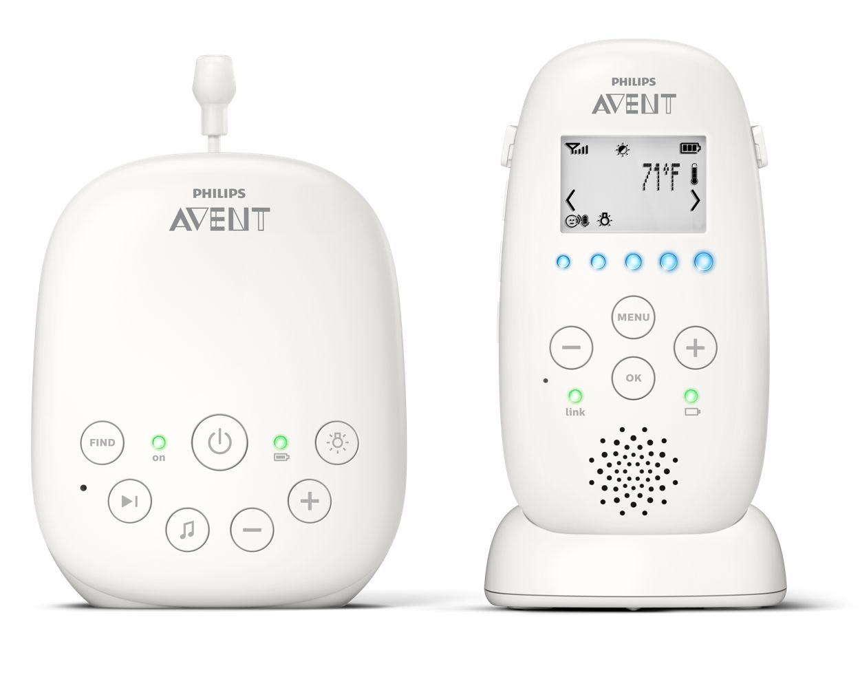 Audio Monitors Écoute-bébé DECT SCD560/00