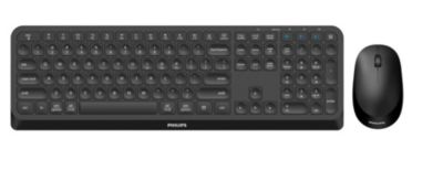 4000 series Беспроводные клавиатура+мышь SPT6407B/01 | Philips