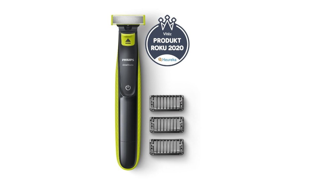 OneBlade zastřihuje, tvaruje a oholí jakkoli dlouhé vousy