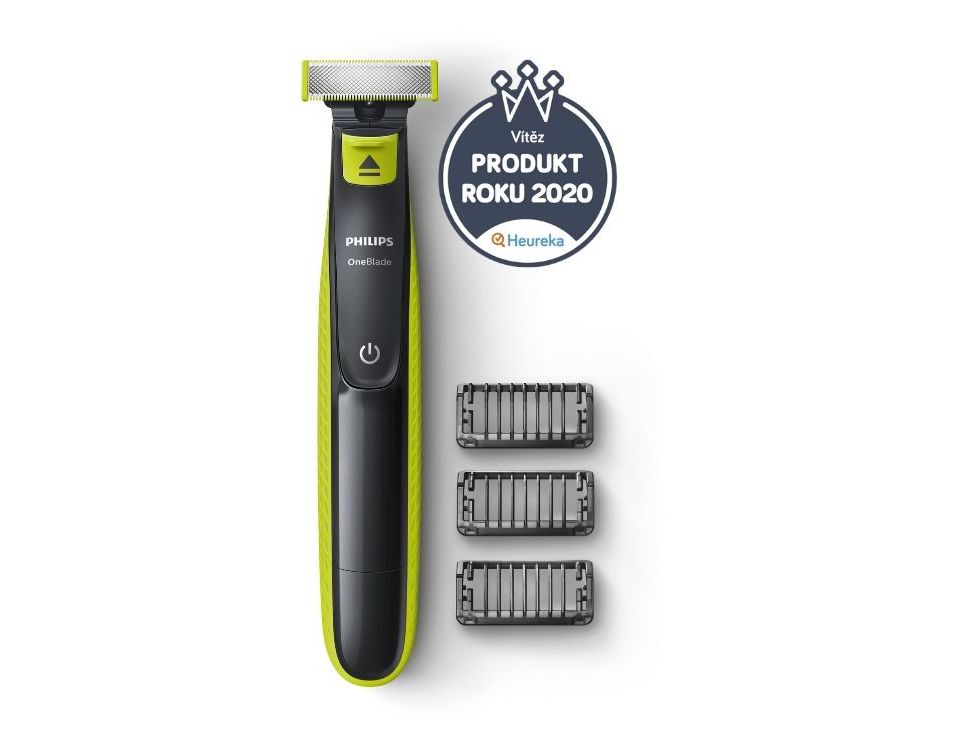 OneBlade zastřihuje, tvaruje a oholí jakkoli dlouhé vousy