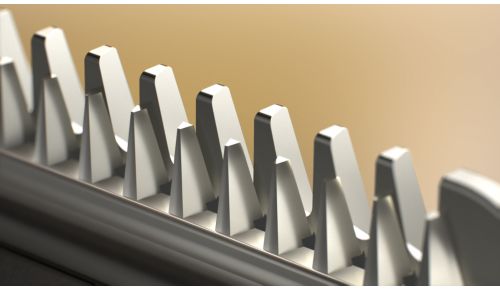 Zelfslijpende stalen mesjes, smeren niet nodig