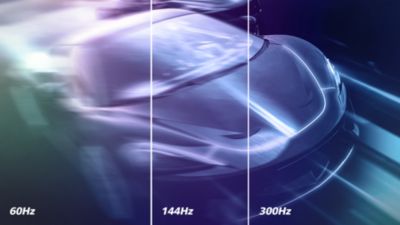 Tốc độ làm mới vượt trội 300Hz cho trải nghiệm chơi game mượt mà nhất