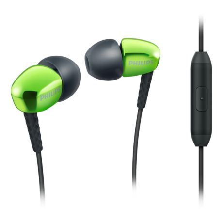 SHE3905GN/00  In ear headphones with mic