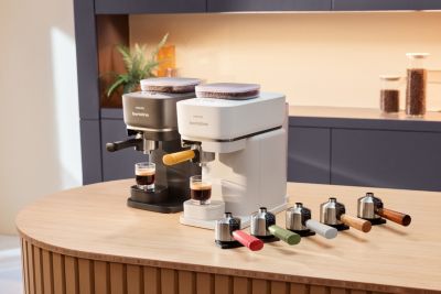 Baristina espresso machines BAR300 and BAR301 in modern kitchen