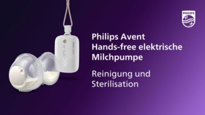 So reinigst und sterilisierst du die Philips Avent Hands-free Milchpumpe