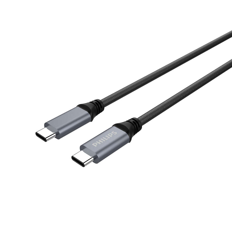Premium braided USB-C to C with aluminum connector