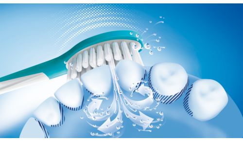 Philips Sonicare's advanced sonic technology