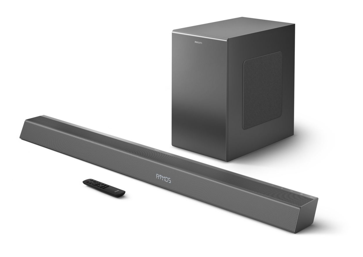 Soundbar 3.1.2 with wireless subwoofer TAB8947/94 | Philips