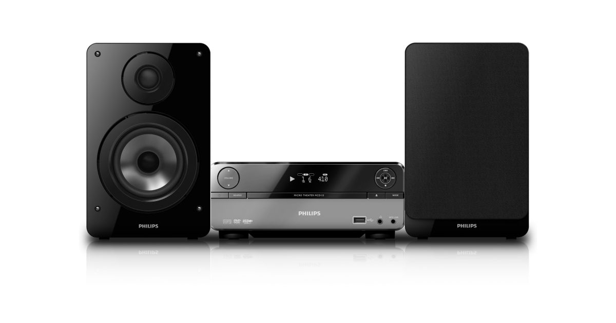Component DVD micro system MCD122/12 | Philips