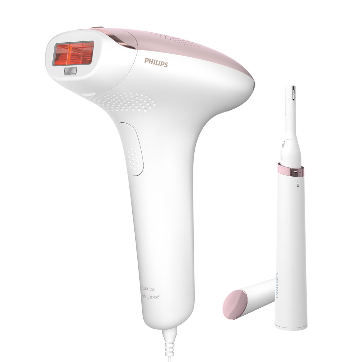 Depiladora IPL  Philips Lumea S7000 BRI920/00, Luz pulsada, 12 meses sin  vello, 1 cabezal, cuerpo, 250.000 pulsos, 5 ajustes luz