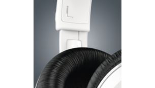 Adjustable earshells and headband fits everyone