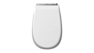 Click-on trimmer for perfect moustache and sideburn trimming