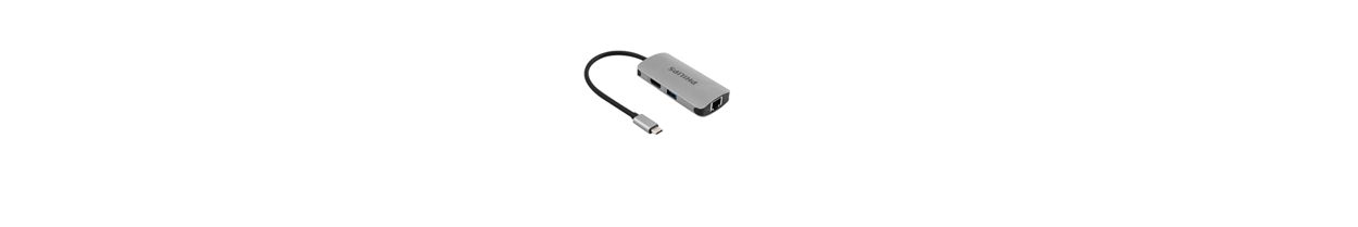USB-C 3.0 集线器扩展到 5 端口迷你集线器